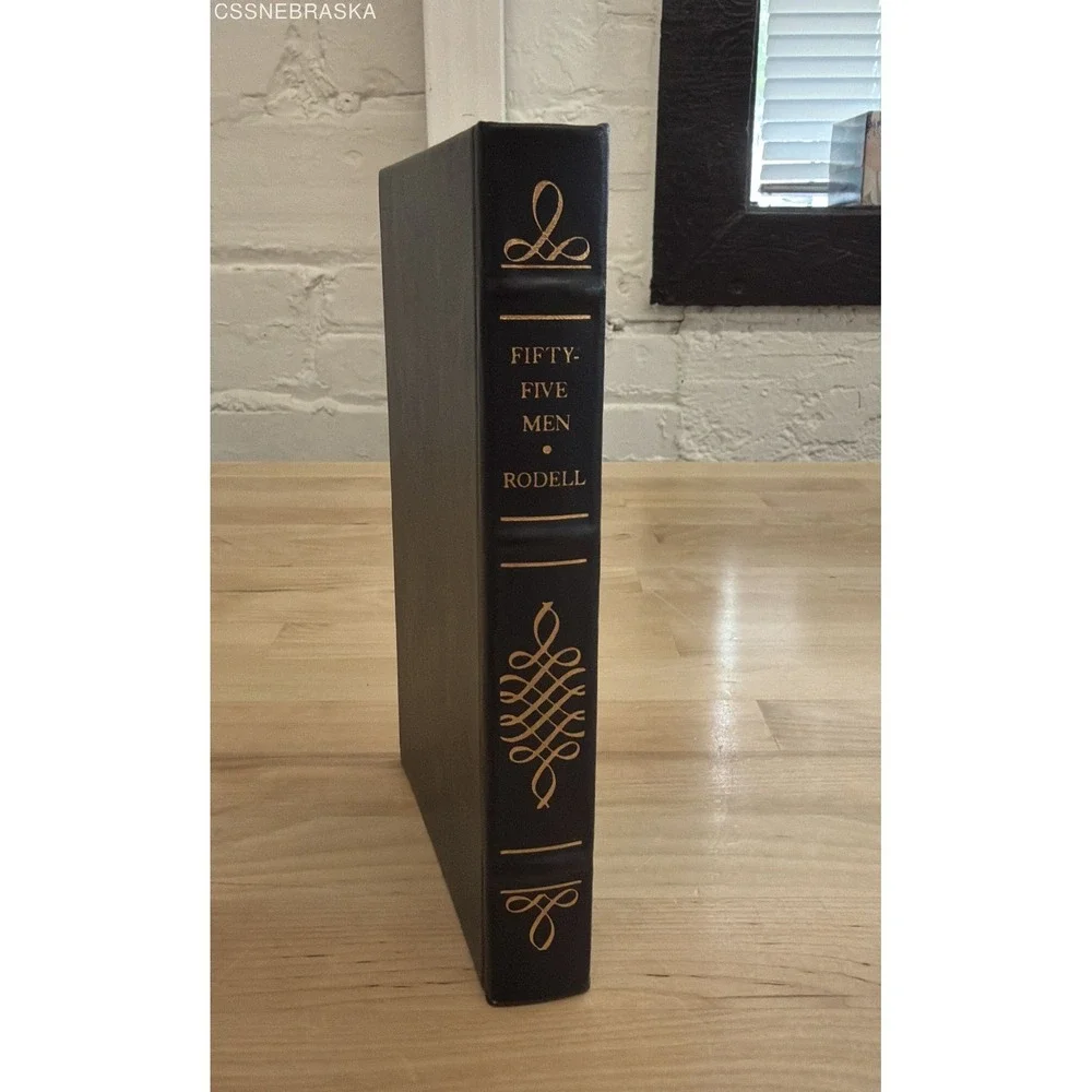 Fifty-Five Men Fred Rodell Palladium Press Library of American Freedoms Leather